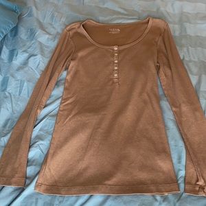 Ladies-Time and Tru brand thermal henley